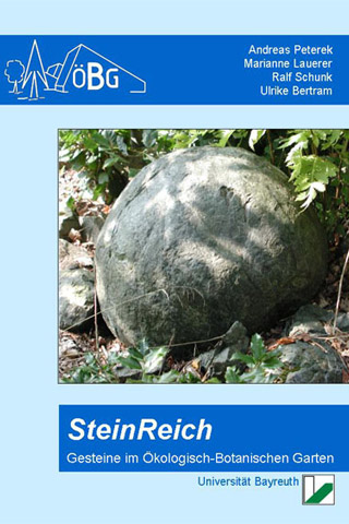 Broschüre über Gestein