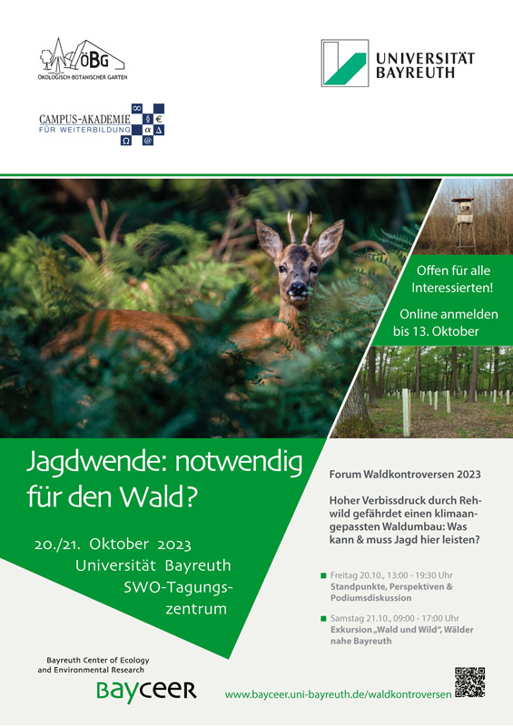 Plakat Forum Waldkontroversen 2023